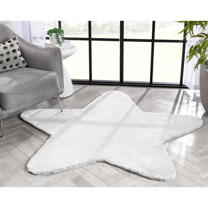 Well Woven Opal Crest Plush Glam Modern Area Rug