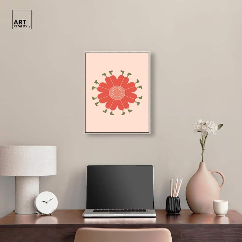Walk in Floral Canvas by Art Remedy