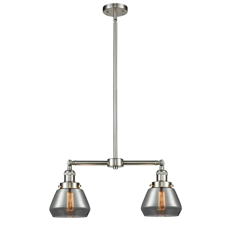 Innovations Lighting Fulton 2 Light 21" Wide Linear Chandelier