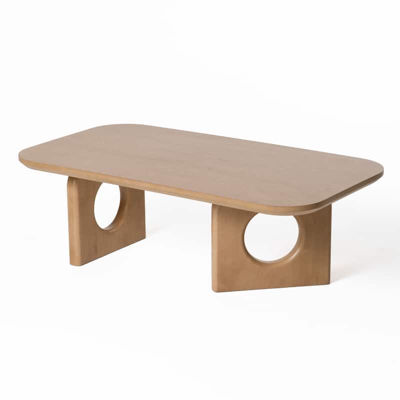Nova Domus Oshana Modern White Oak Coffee Table
