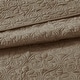 preview thumbnail 48 of 132, Madison Park Mansfield Reversible Oversized 3-piece Solid Texture Bedspread Quilt Set with Matching Shams