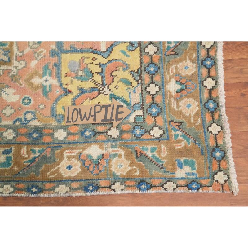 Hand Knotted Oriental 100% Wool Carpet Traditional Floral Pink Tabriz Area Rug - 6' 0'' X 4' 6''
