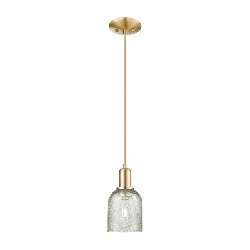 Innovations Lighting Endless Possibilities Arcadia - Caledonia - 1 Light 5" Cord Hung Mini Pendant - Champagne Bronze/Mica