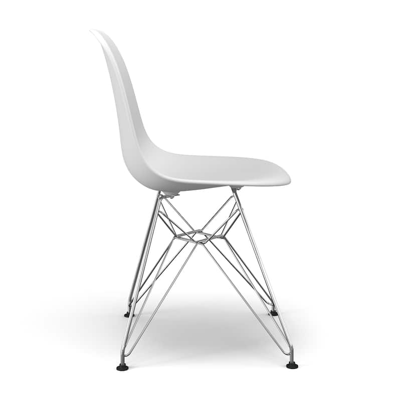 Paris Eiffel Dining Chairs Chrome Base