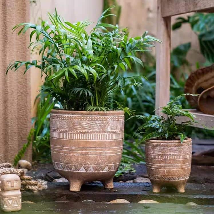 RusticReach Bohemian Red Clay Planter
