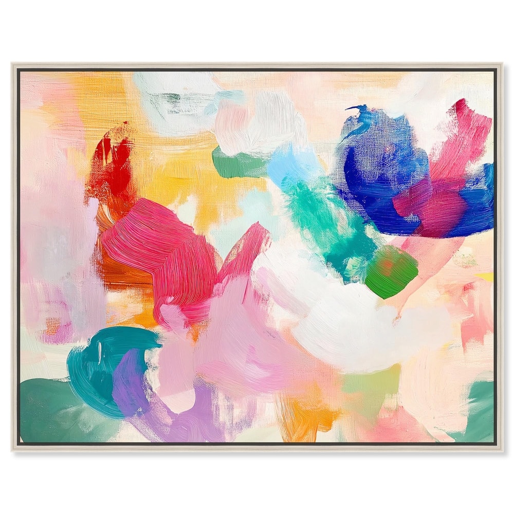 Pastel Riot I Colorful Canvas by Art Remedy
