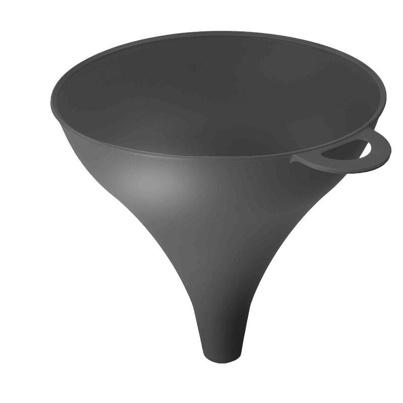 YBM Home Plastic Funnel for Liquid Transfer Grade - 4.5x4.5 - Grey set of 1