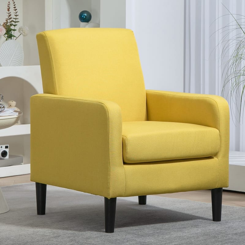 US Pride Furniture Minimalist Elegant Style Armchair - Yellow
