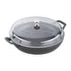 preview thumbnail 2 of 7, STAUB Cast Iron 3.5-qt Braiser with Glass Lid