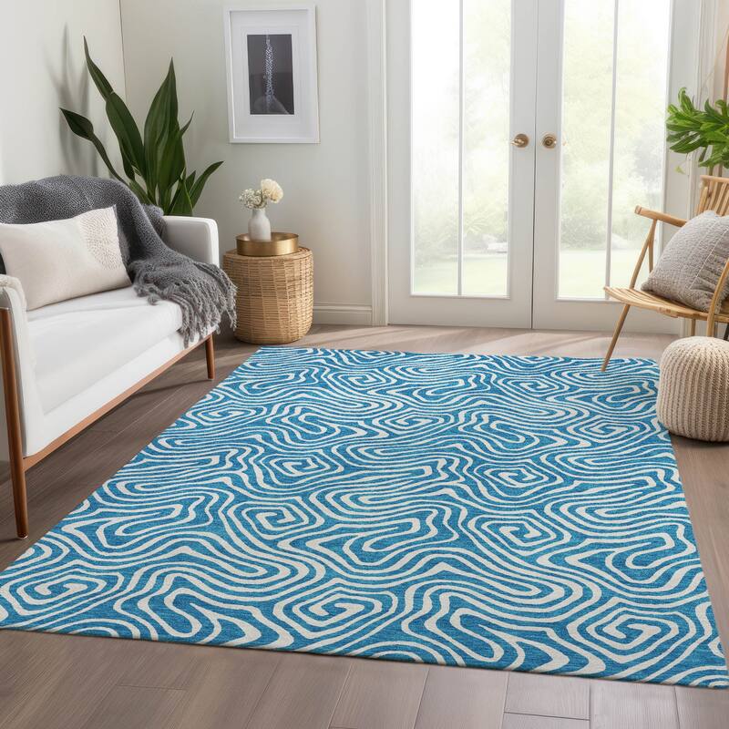 Premium Washable Super Soft Modern Trippy Mayfield Rug