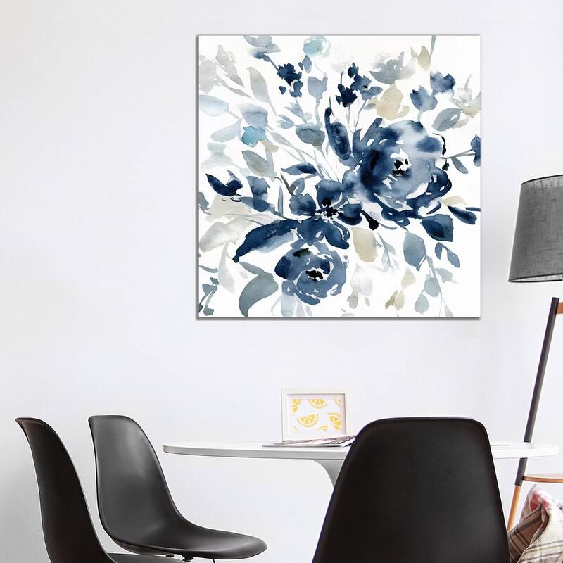 iCanvas "Indigo Garden I" by Carol Robinson Canvas Print - 37x37x1.5