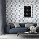 preview thumbnail 7 of 20, NextWall Ogee Ribbon Peel and Stick Wallpaper
