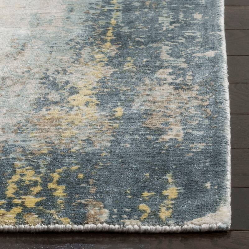 SAFAVIEH Handmade Mirage Ilja Modern Abstract Viscose Rug