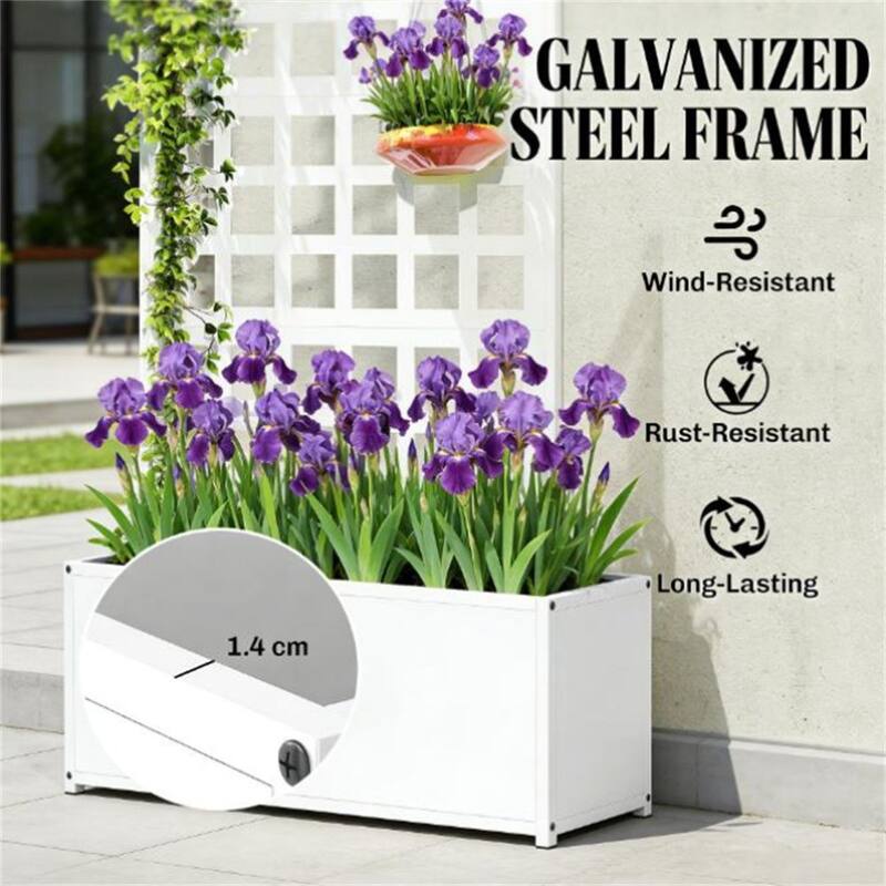 Elevated Garden Bed, Planting Box, Plant Rack, Black