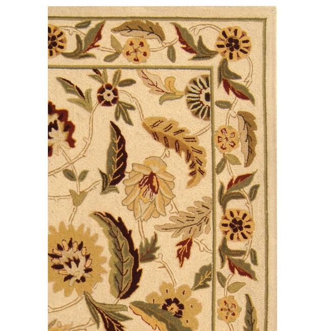 SAFAVIEH Handmade Chelsea Tiesha French Country Wool Rug