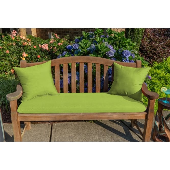 Sunbrella® Solid Fabric 1-Piece Indoor/Outdoor Square Throw Pillow, 18"W x 18"L, Cast Slate