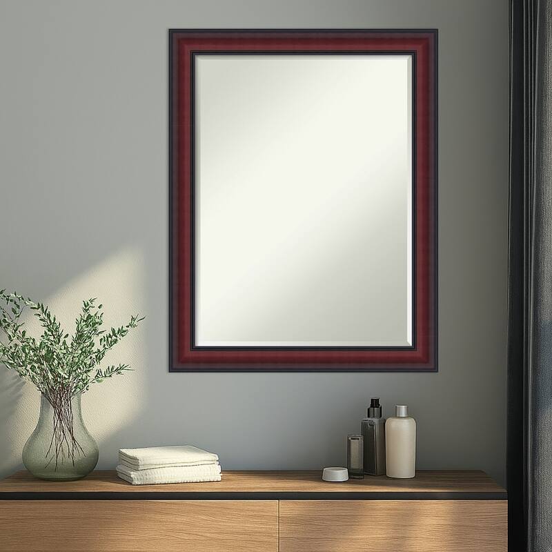 Dalat Half-Inch-Bevel Framed Wall Mirror