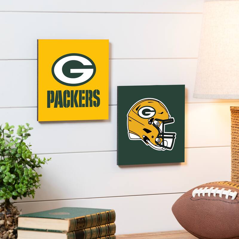 Green Bay Packers Foam Core Wall Decor - Yellow