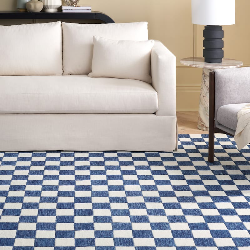 SAFAVIEH Handmade Martha Stewart Collection Berthild Checkered Wool Rug