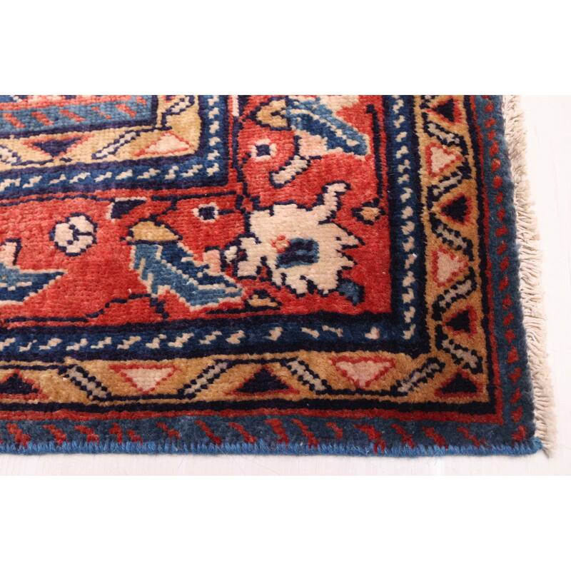 ECARPETGALLERY Hand-knotted Andelz Dark Navy Wool Rug - 4'11 x 6'8