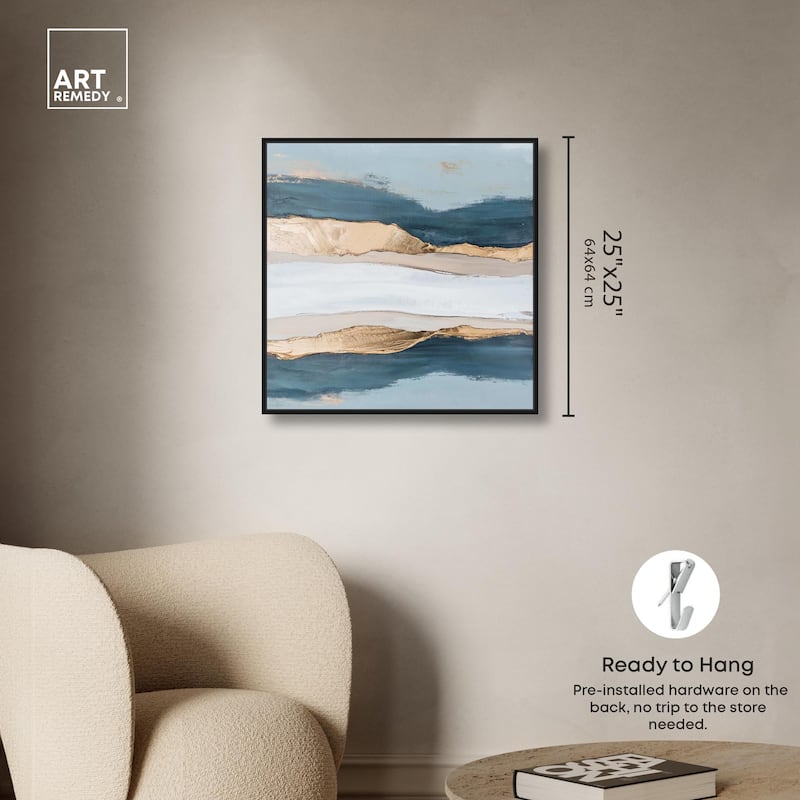 Crystalline Depths I Canvas by Art Remedy