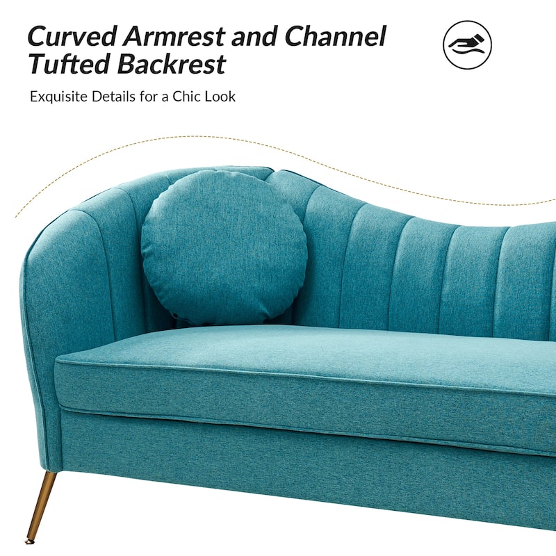 Cecilia 64.6" Wide Loveseat with Removable Cushions