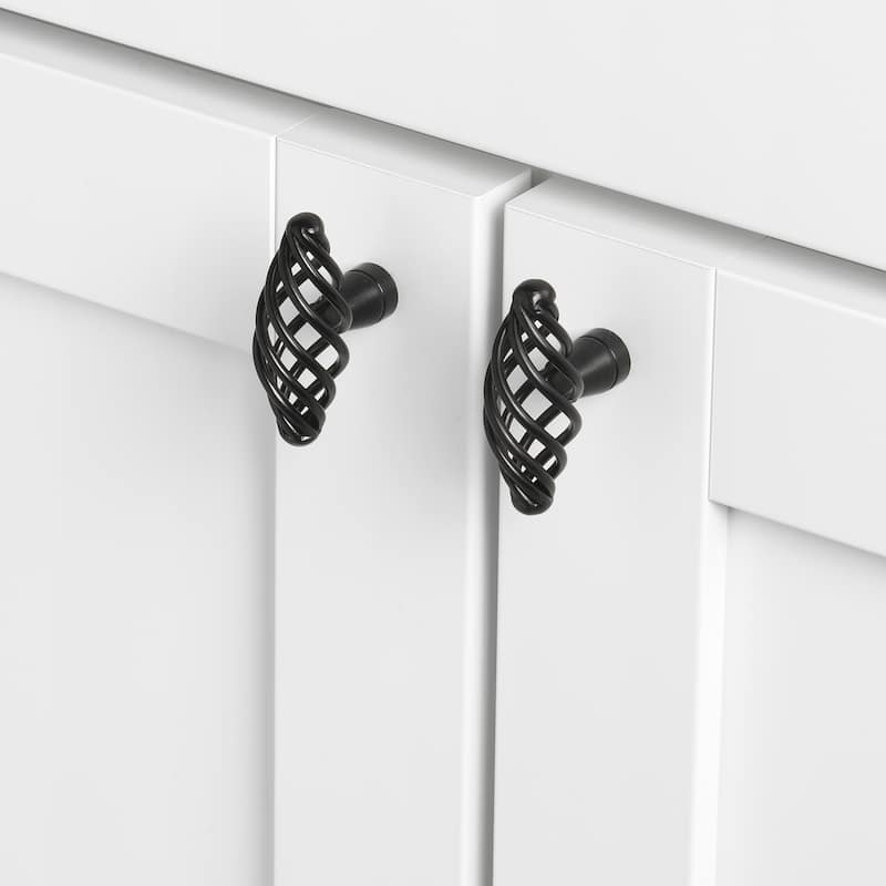 2 In. Classic Oval Twisted Birdcage Cabinet Knob (Pack of 25)