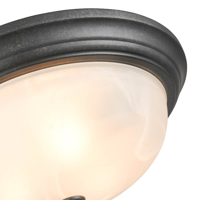 Millennium Lighting Metal 3 Light Flushmount Ceiling Light