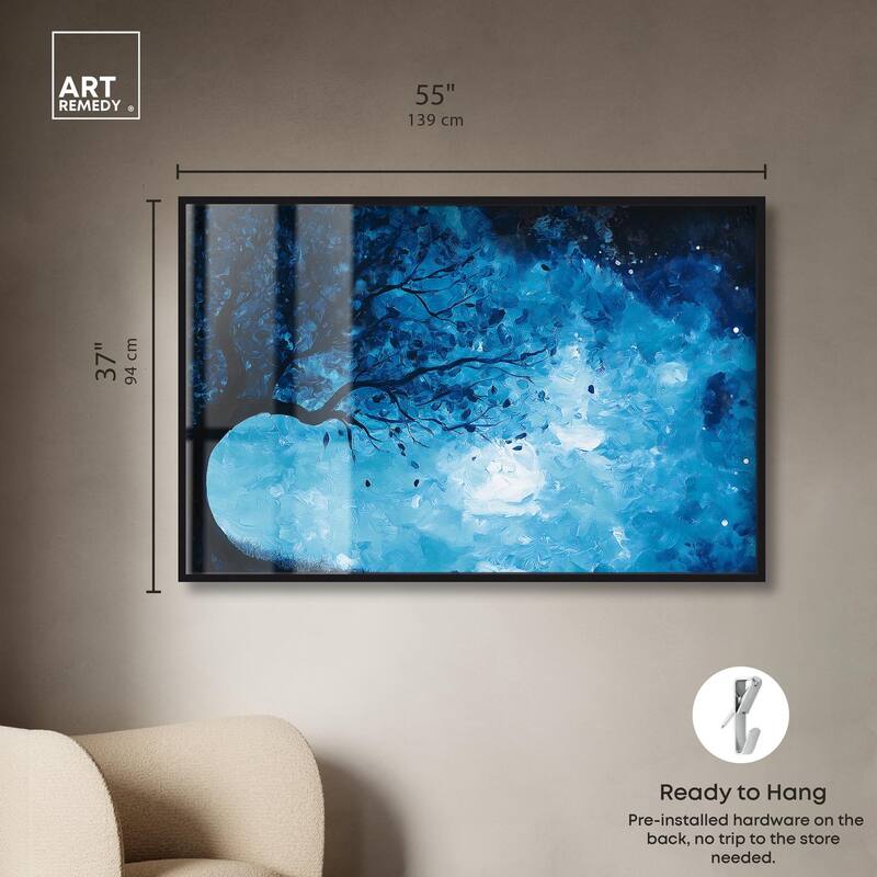 Fire and Ice Tree II Shadowbox by Art Remedy
