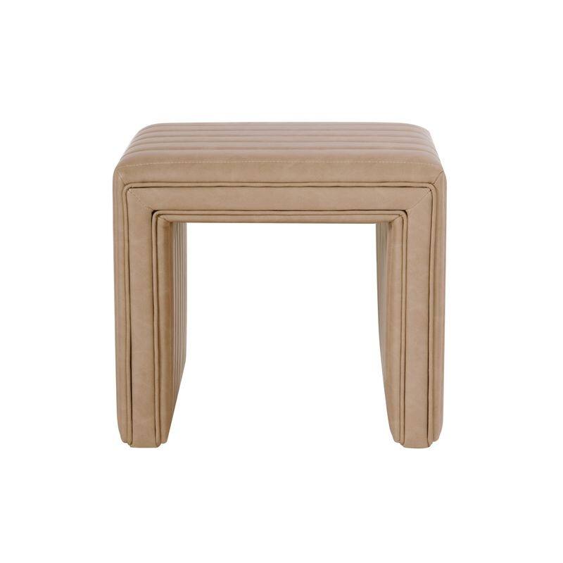 HomePop Modern Channel Ottoman