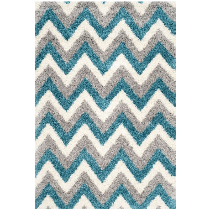 SAFAVIEH Kids Shag Nikki Nursery Playroom 2-inch Thick Rug