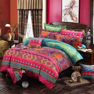 3-Piece Duvet Cover King Size Pattern Quilt Cover Set - Bed Bath ...