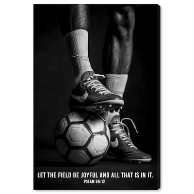 Let the Field be Joyful Canvas by Art Remedy, Gallery Wrapped