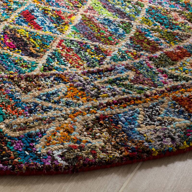 SAFAVIEH Handmade Nantucket Ebeline Contemporary Cotton Rug