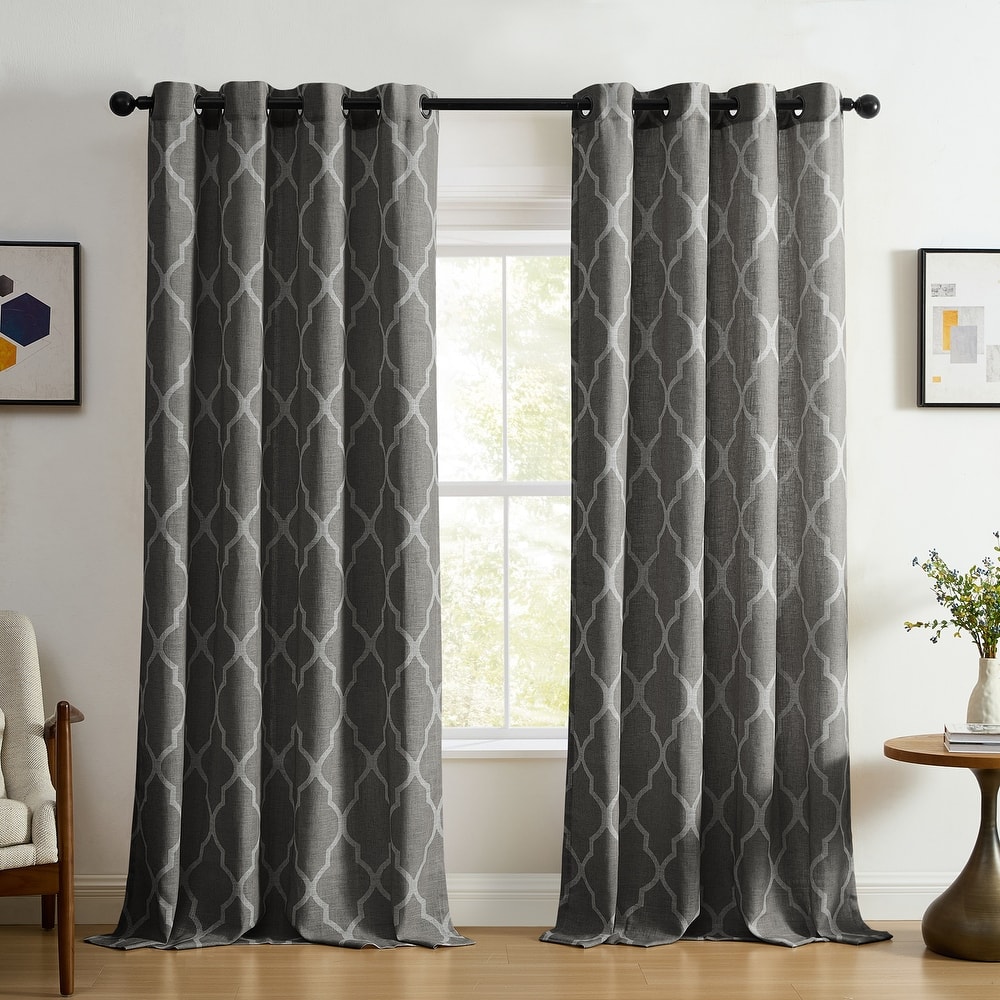 Elrene Medalia Grommet Top Curtain Panel