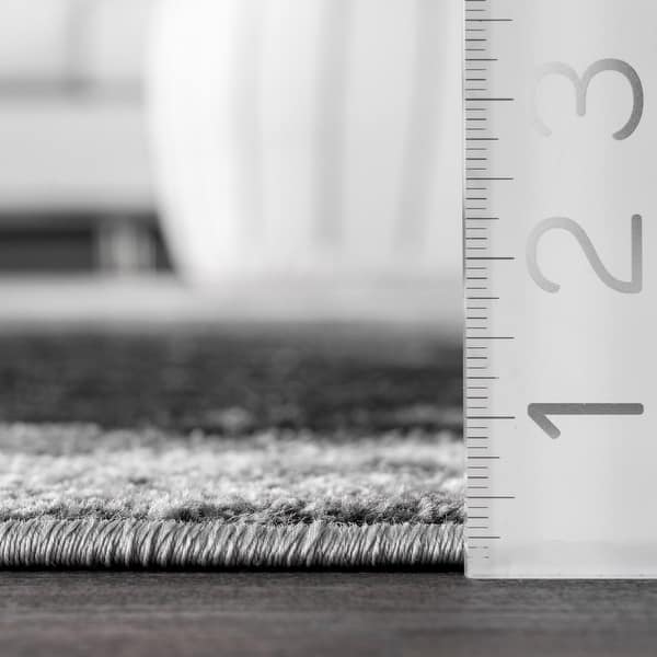 dimension image slide 1 of 2, nuLOOM Grey Contemporary Abstract Area Rug