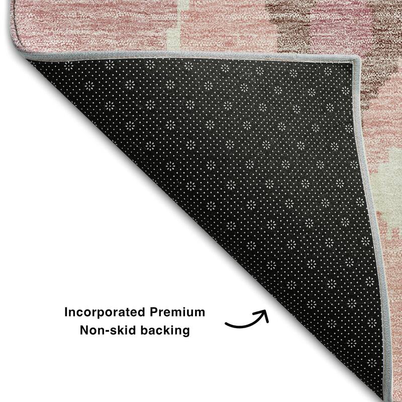 Premium Washable Super Soft Boho Ikat Mayfield Rug