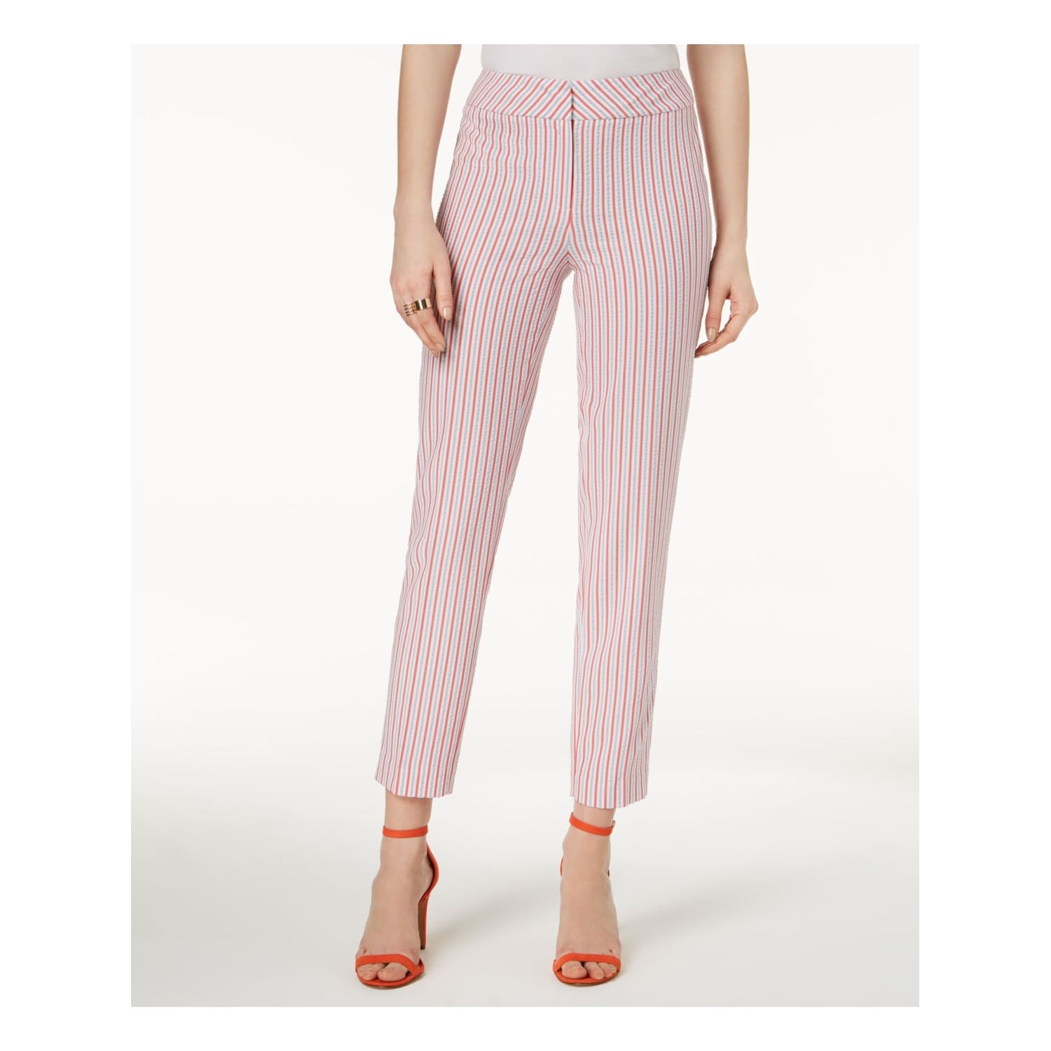 pink striped pants