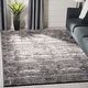 preview thumbnail 2 of 11, SAFAVIEH Lurex Yaarit Modern Abstract Polyester Rug 10' x 14' - Black/Grey - Rectangle