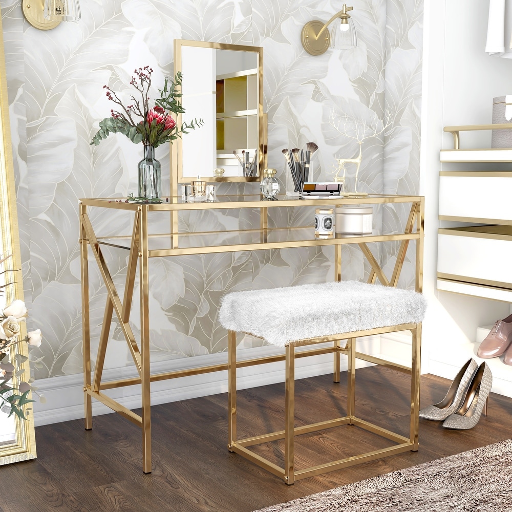 Glam makeup outlet vanity set