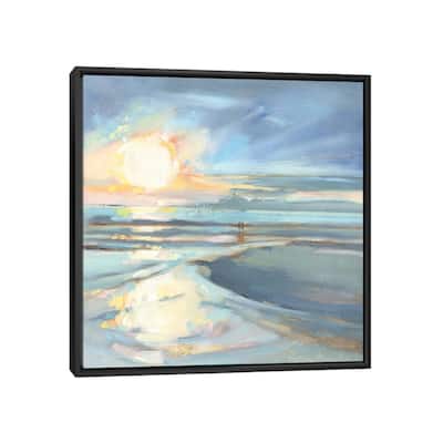 iCanvas "Eastern Lake Sunset" by Kathleen Broaderick Framed Canvas Print
