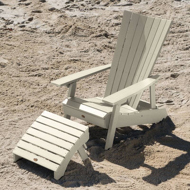 HIGHWOOD Modern Outdoor Chair and Ottoman Set