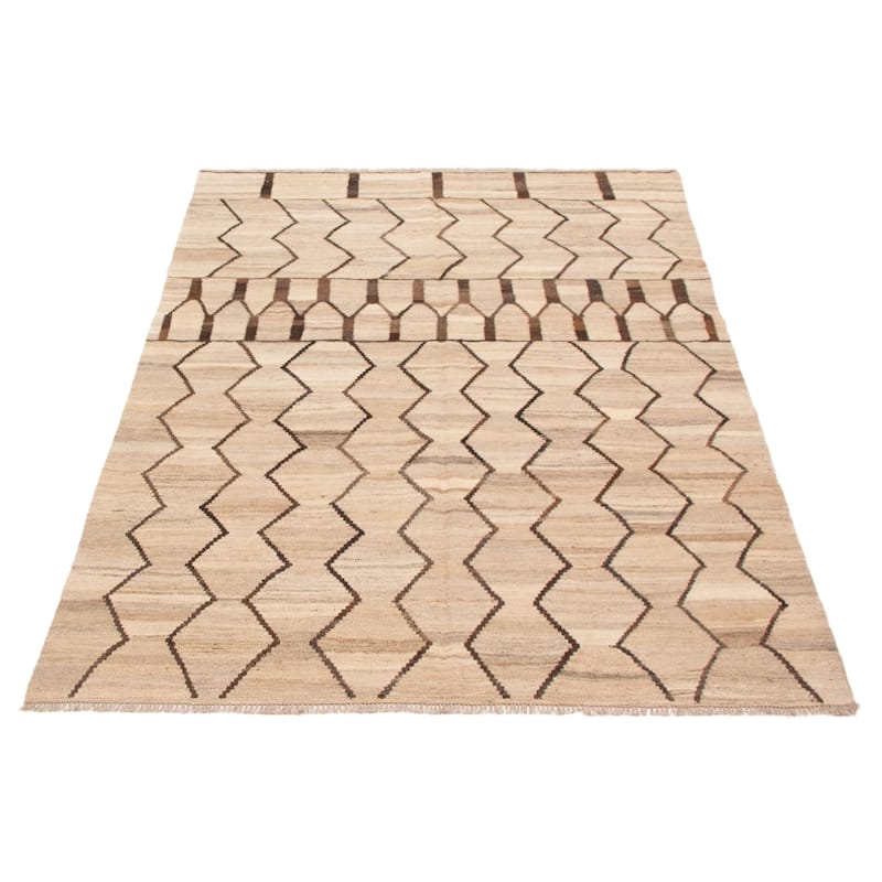 Sivas Beige Kilim 5'9" x 7'10" - 5'9 x 7'10