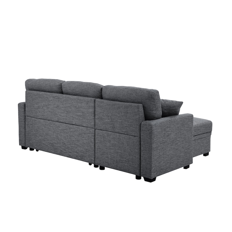 Modular Storage Sleeper Sofa - 54" D x 83" W x 35" H
