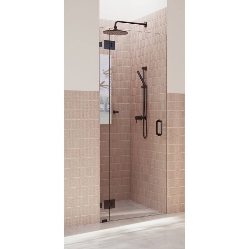 Glass Warehouse GW-GH-32 Halo 78" High x 32" Wide Hinged Frameless