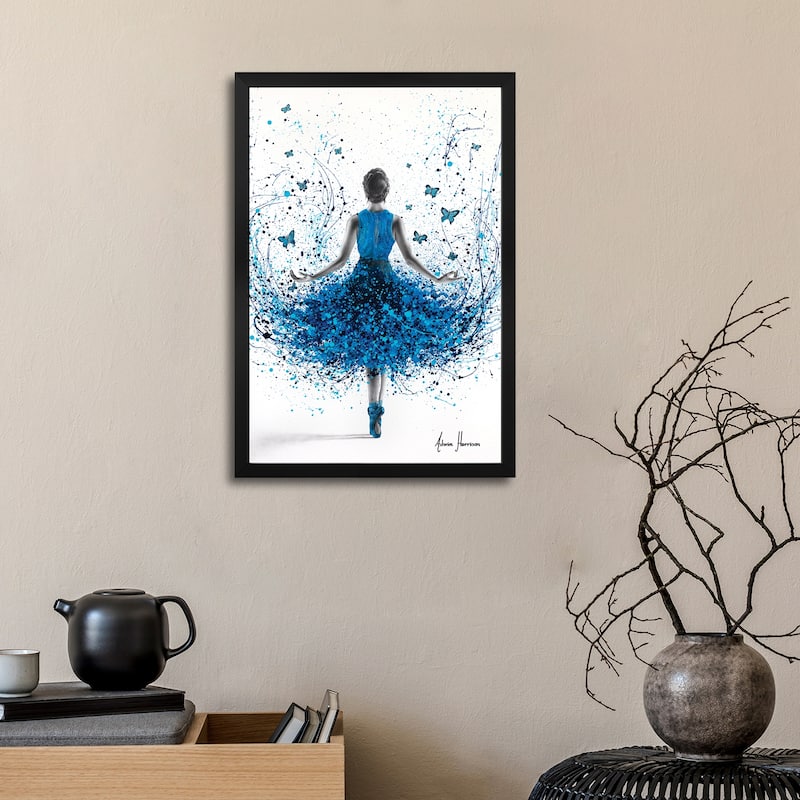 Butterfly Ballerina Premium Framed Poster by Ashvin Harrison