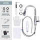 preview thumbnail 26 of 24, WOWOW Pull Down Sprayer Kitchen Faucet with Soap Dispenser