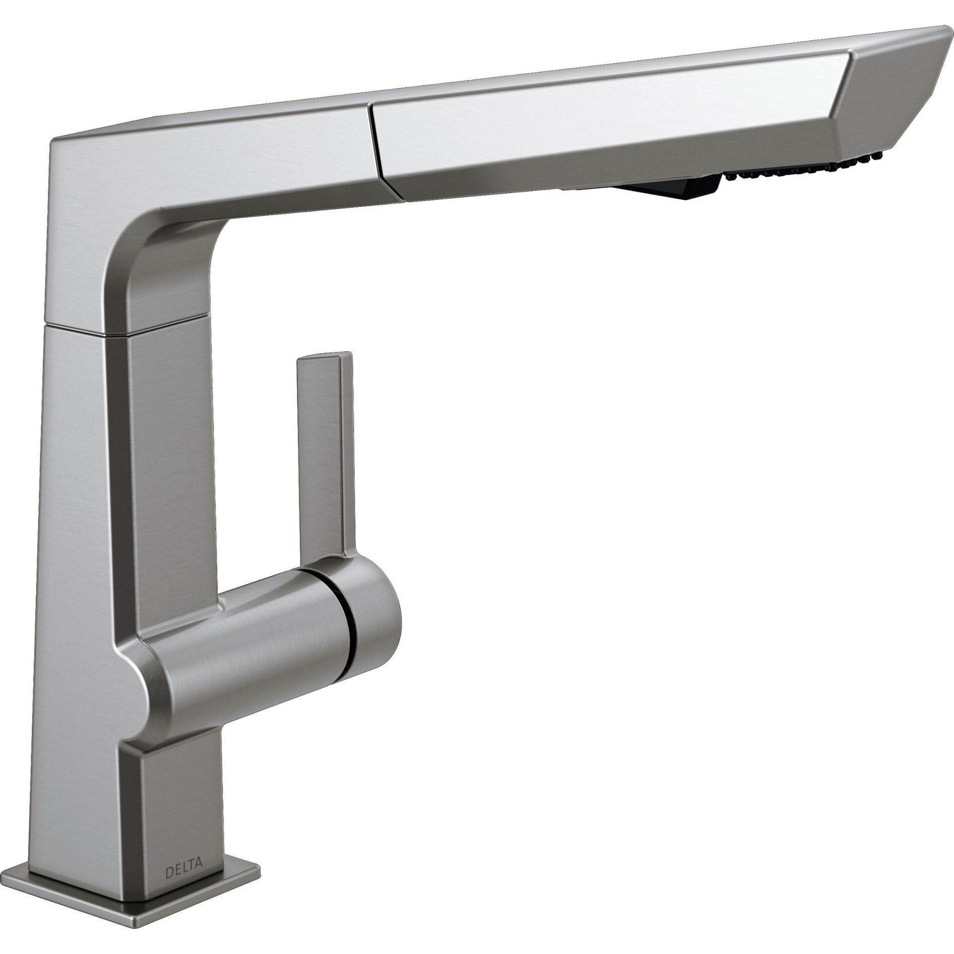 Shop Delta 4193 Dst Pivotal 1 8 Gpm Single Hole Pull Out Kitchen