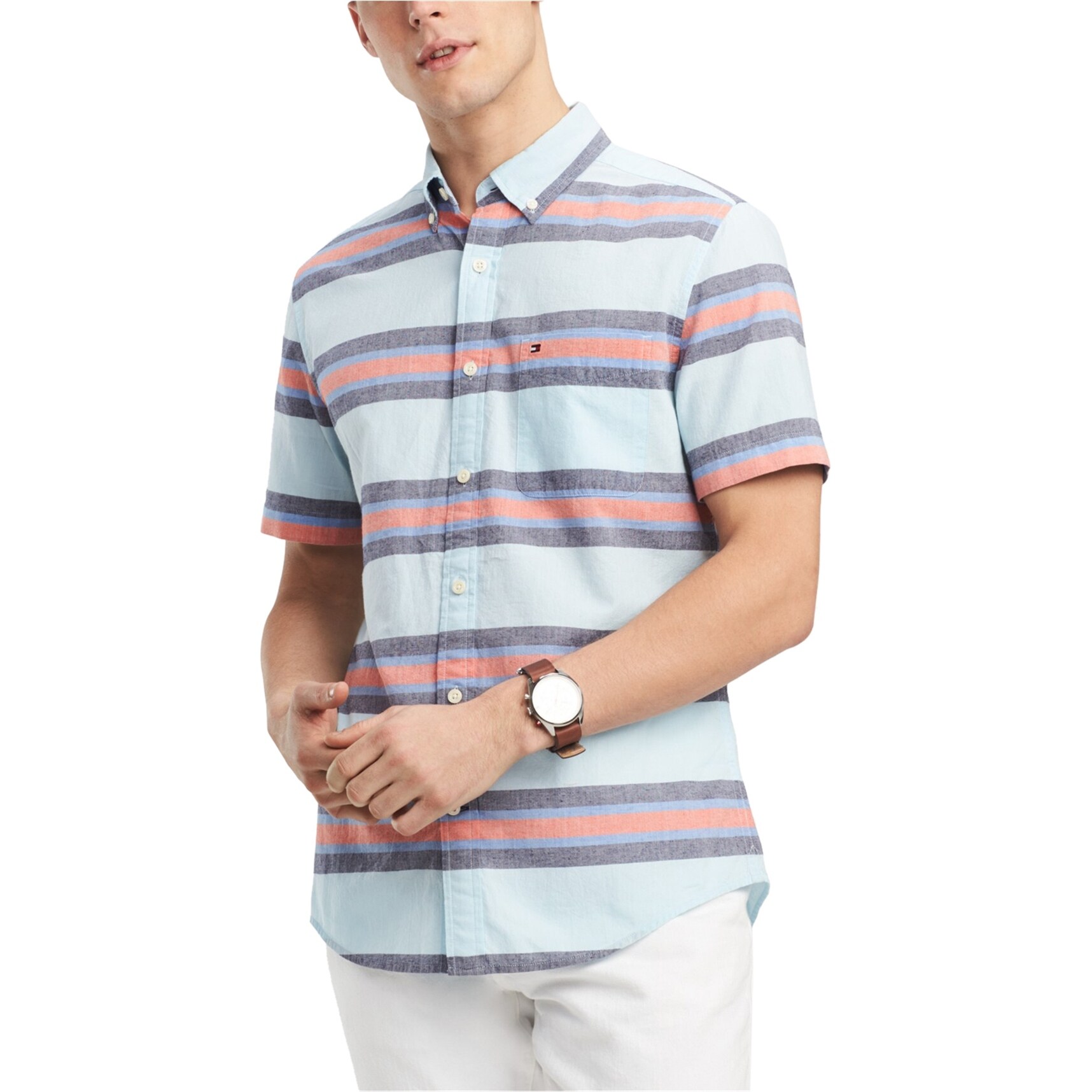 tommy button up shirt