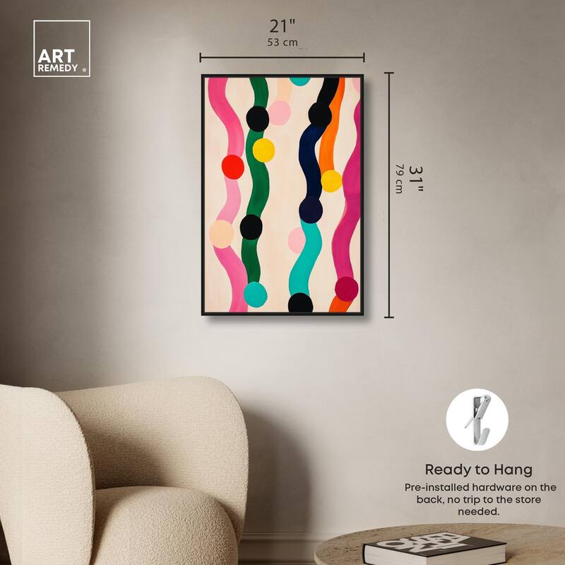 Pearl Colors I Canvas by Art Remedy